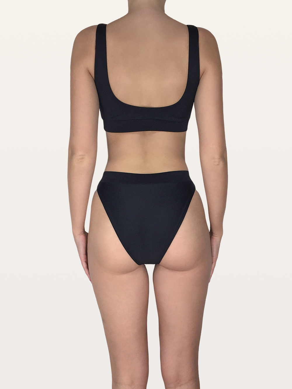 PALMA BOTTOM | BLACK - ANCHIE SWIM