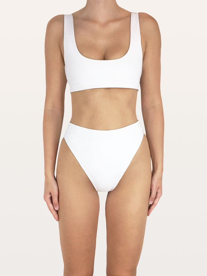 PALMA BOTTOM | WHITE - ANCHIE SWIM