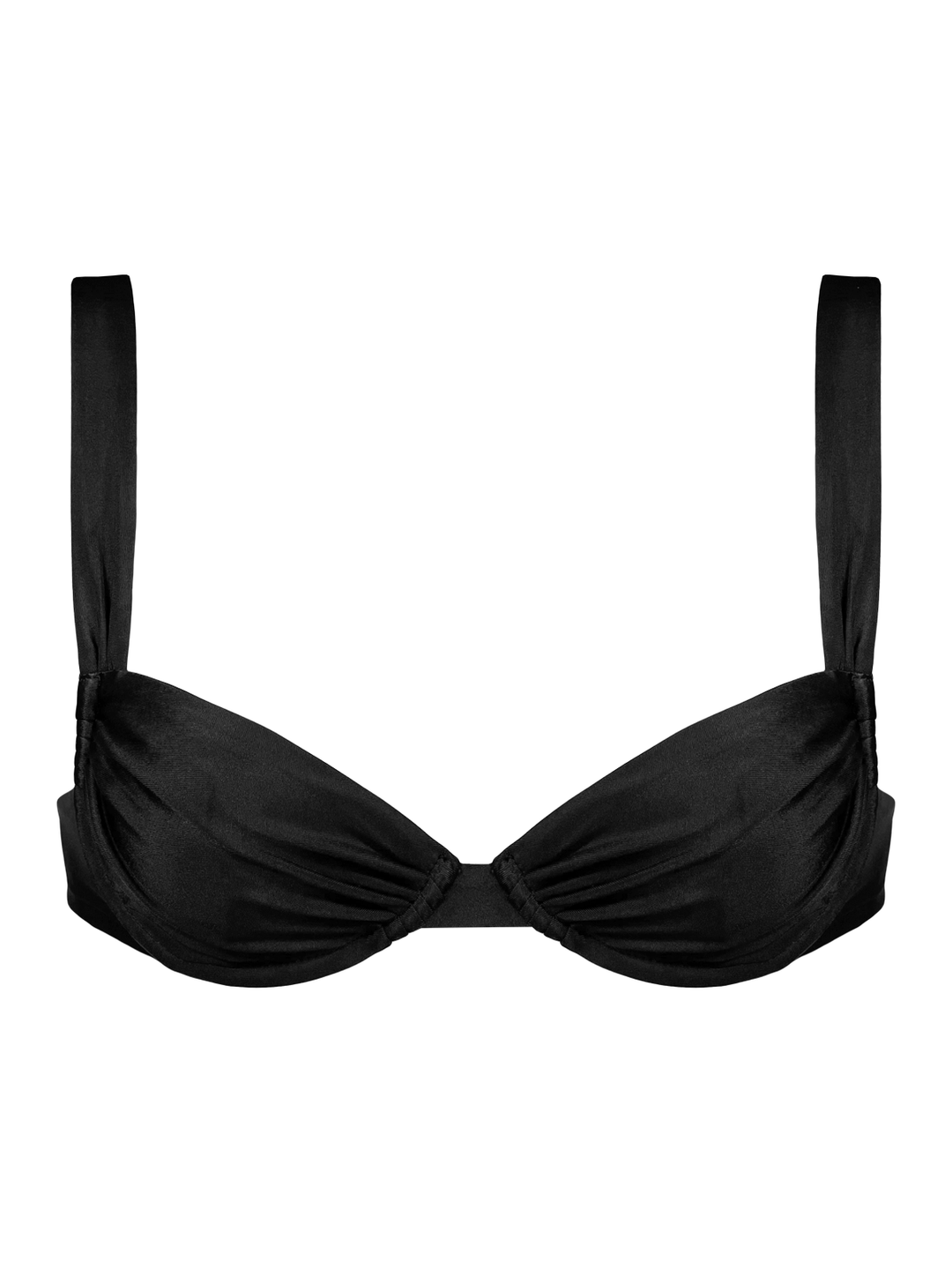 Diana Halter Bikini Top - Black