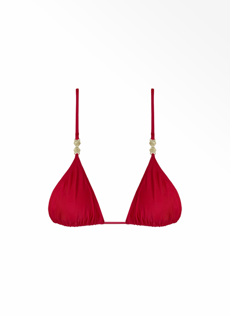 Mia　OMレッド MIA TOP - SCARLET – ANCHIE SWIM