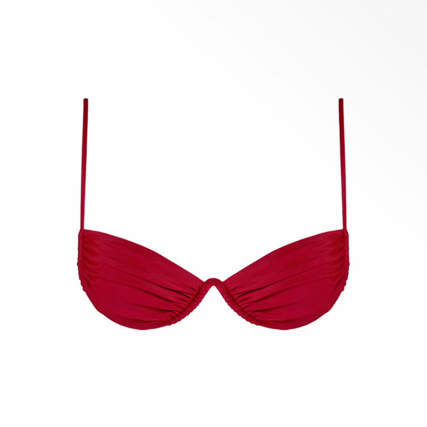 SCULPT TOP - SCARLET