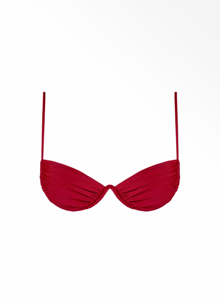 SCULPT TOP - SCARLET